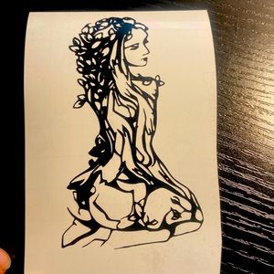 Goddess decal